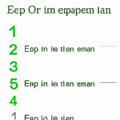 Steps to Apply for an EIN Number